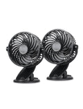BLACK+DECKER Dual-Use 4" Desk & Clip Fan 2-Pack